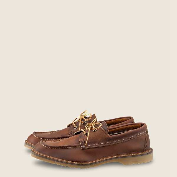 Red Wing Oxford Hombre Marrom - Weekender Camp Moc -R Rough & Tough Cuero - 920-CFXAMN